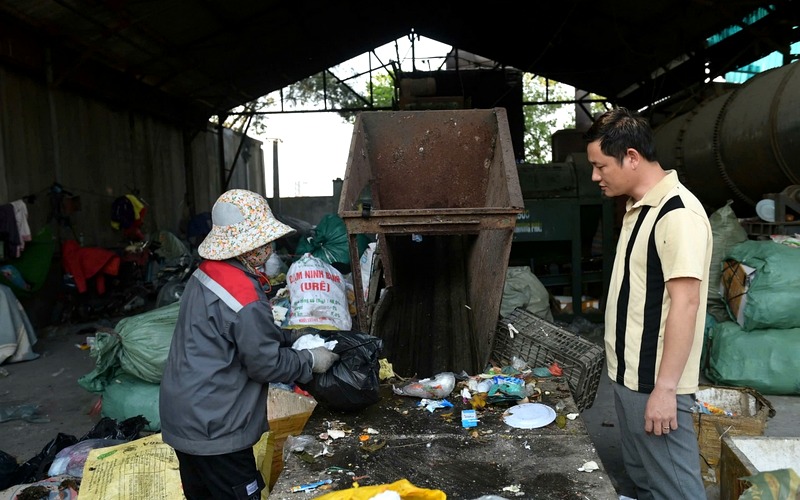 Sàng lồng quay phân tách hữu cơ vô cơ